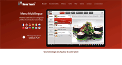Desktop Screenshot of menu-touch.fr